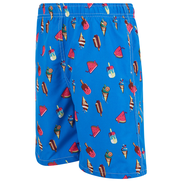 Boys Swim Trunks, Swimsuit Board Shorts, Elastic Bathing Suit, Ice Cream - Picture 2 of 5